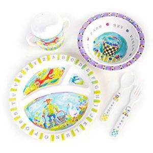 Mackenzie Childs Dinnerware Set- Alphabet Farm